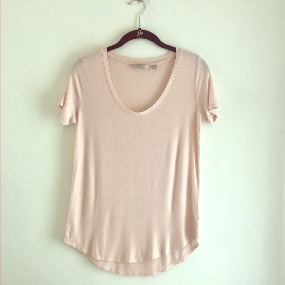 Athleta ribbed t-shirt